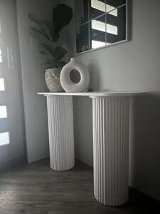 Elix Console Table - White