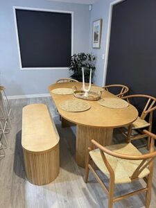 Elix 6 Seater Dining Table - Black