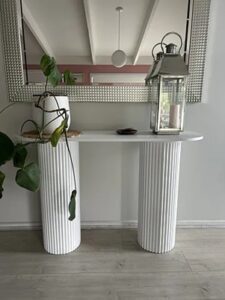 Elix Console Table - White