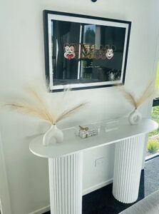 Elix Console Table - White