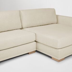Alora High Back 2 Piece Double Wide Chaise Sectional 365cm
