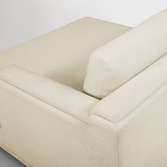 Alora High Back 2 Piece Double Wide Chaise Sectional 365cm