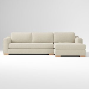 Ekhaya Chamberlain Wingback Bed with Charging Nightstands