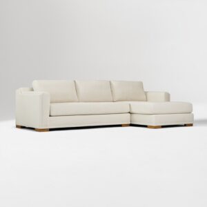 Alora High Back 2 Piece Chaise Sectional 322cm
