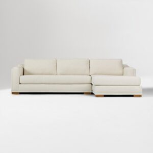 Alora High Back 2 Piece Chaise Sectional 322cm