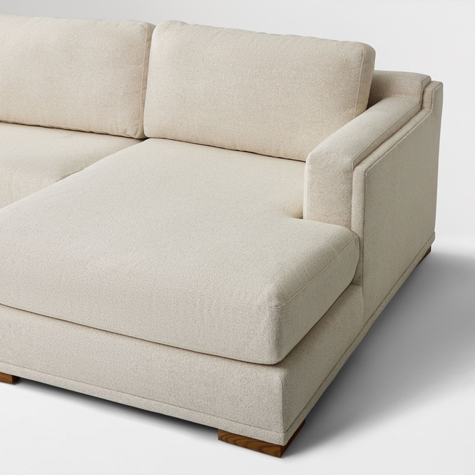 Alora High Back 2 Piece Chaise Sectional 322cm