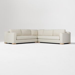 Alora High Back 3 Piece L Shaped Sectional 309cm