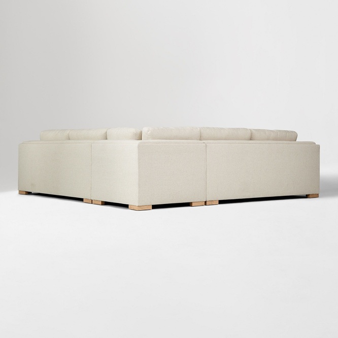 Alora High Back 3 Piece L Shaped Sectional 309cm