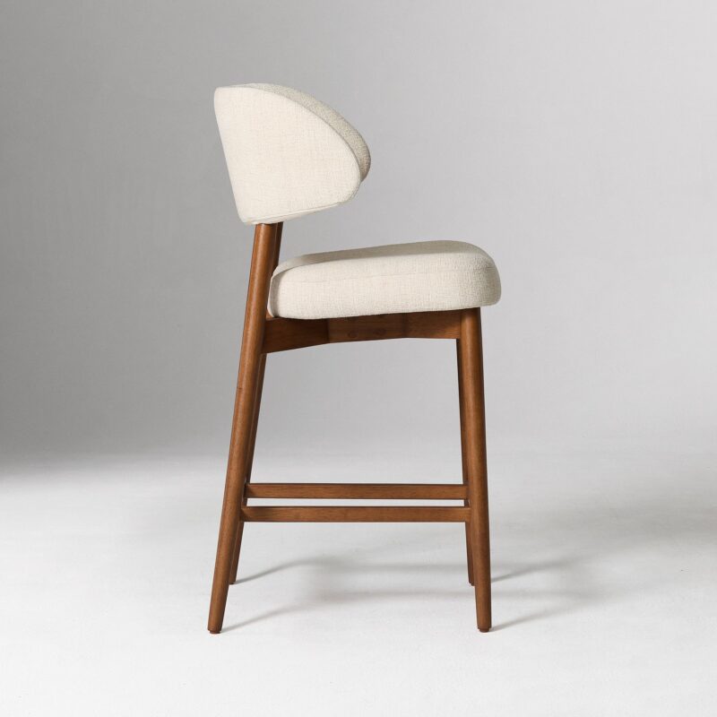Amelia Bar Stool Upholstered Backrest