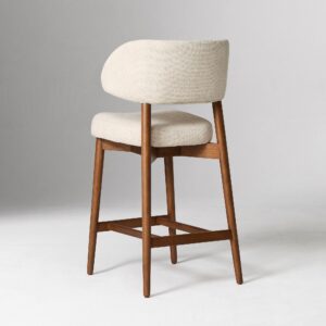 Amelia Bar Stool Upholstered Backrest