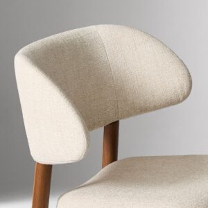 Amelia Bar Stool Upholstered Backrest