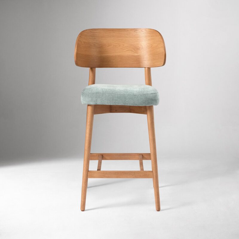Amelia Counter Stool Wooden Backrest
