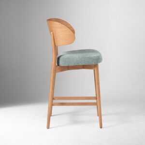 Amelia Counter Stool Wooden Backrest
