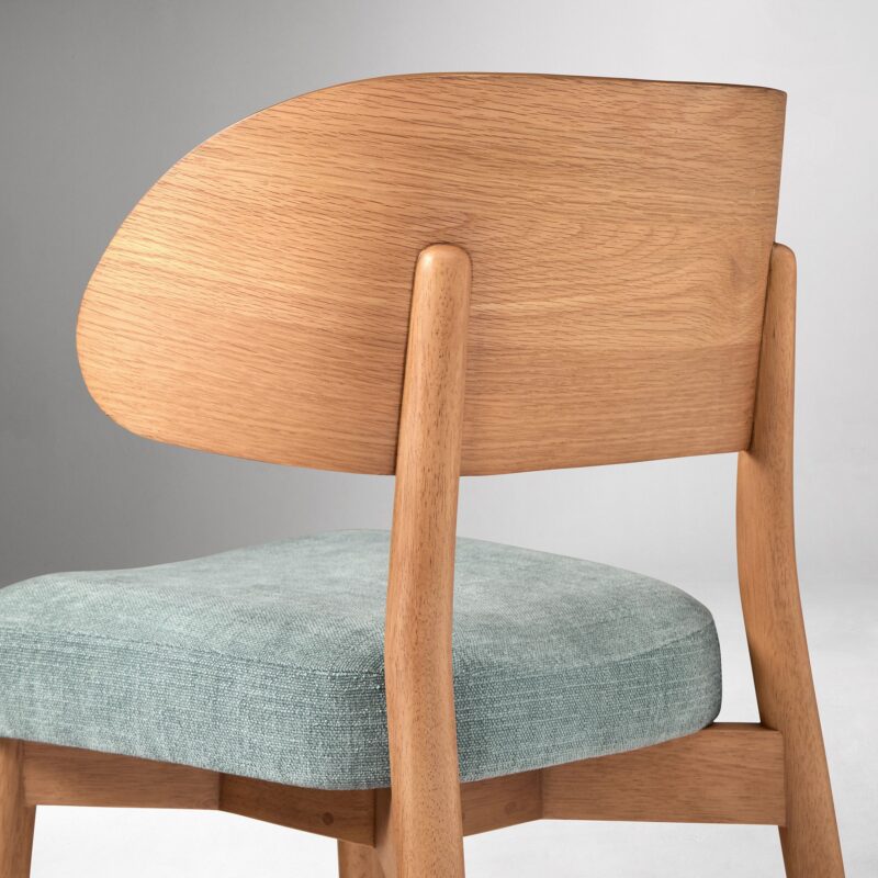 Amelia Counter Stool Wooden Backrest