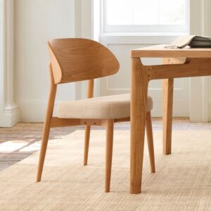 Amelia Dining Chair Wooden Backrest