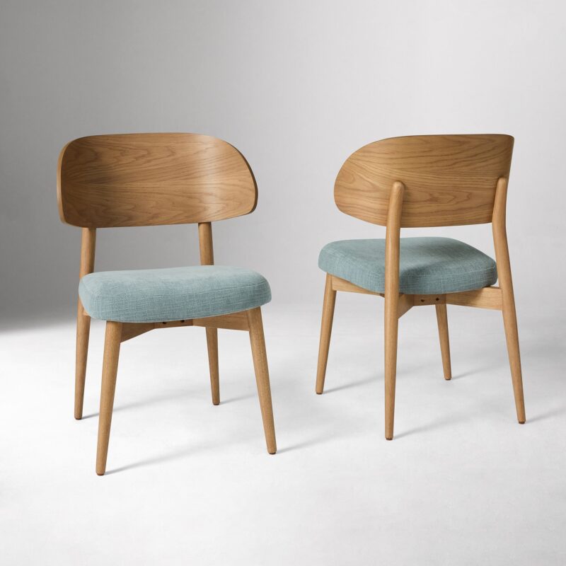 Amelia Dining Chair Wooden Backrest