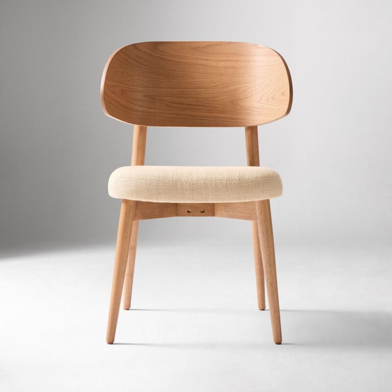 Amelia Dining Chair Wooden Backrest
