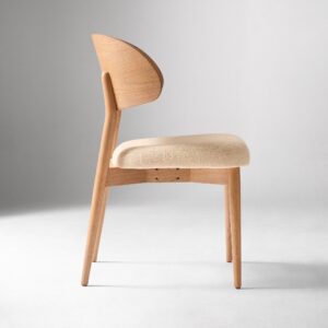 Amelia Dining Chair Wooden Backrest