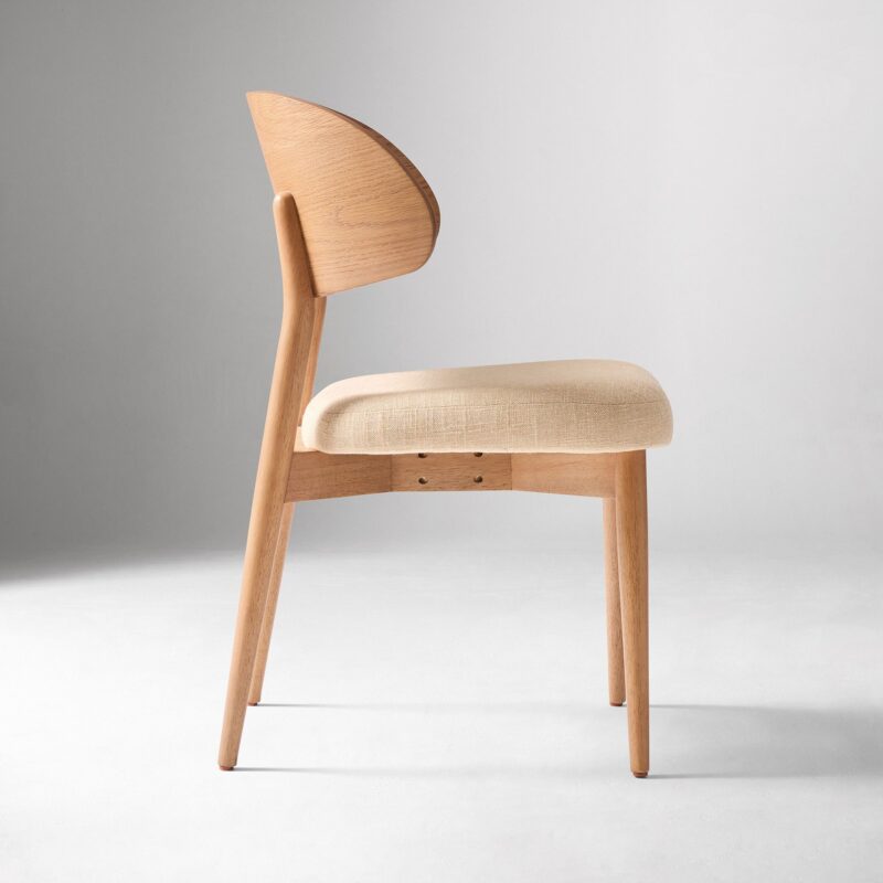 Amelia Dining Chair Wooden Backrest