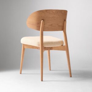 Amelia Dining Chair Wooden Backrest