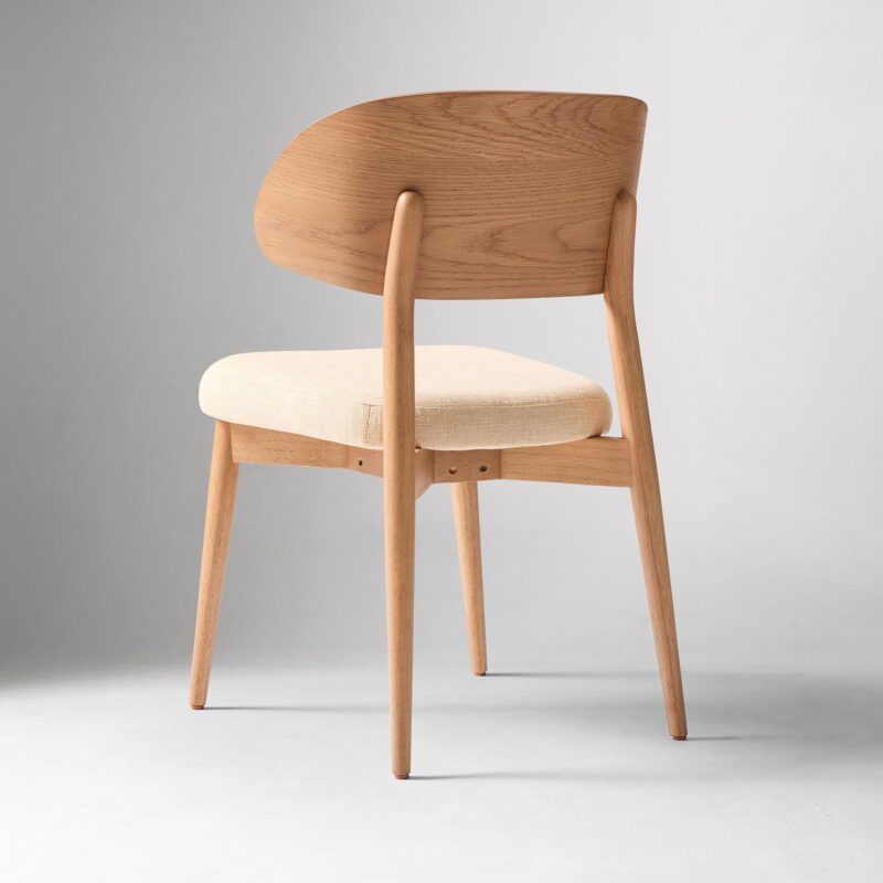 Amelia Dining Chair Wooden Backrest