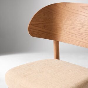 Amelia Dining Chair Wooden Backrest