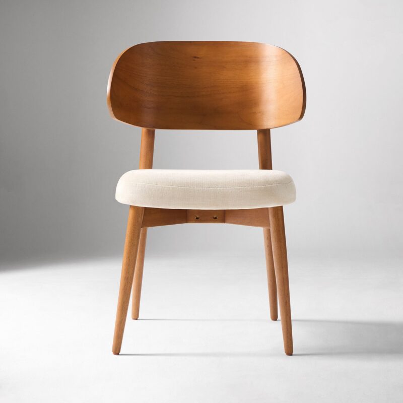Amelia Dining Chair Wooden Backrest