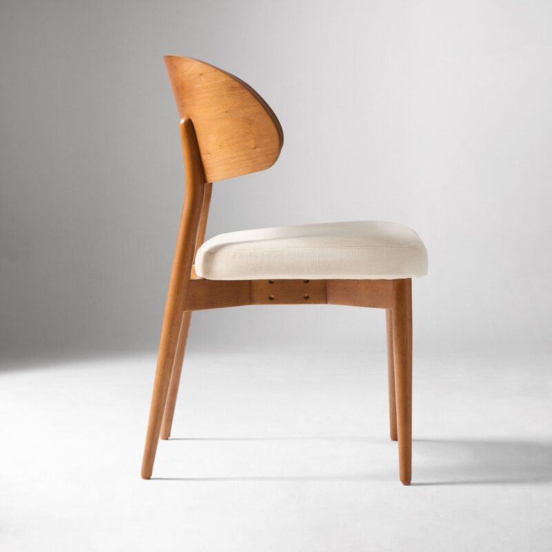Amelia Dining Chair Wooden Backrest