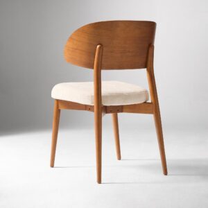 Amelia Dining Chair Wooden Backrest