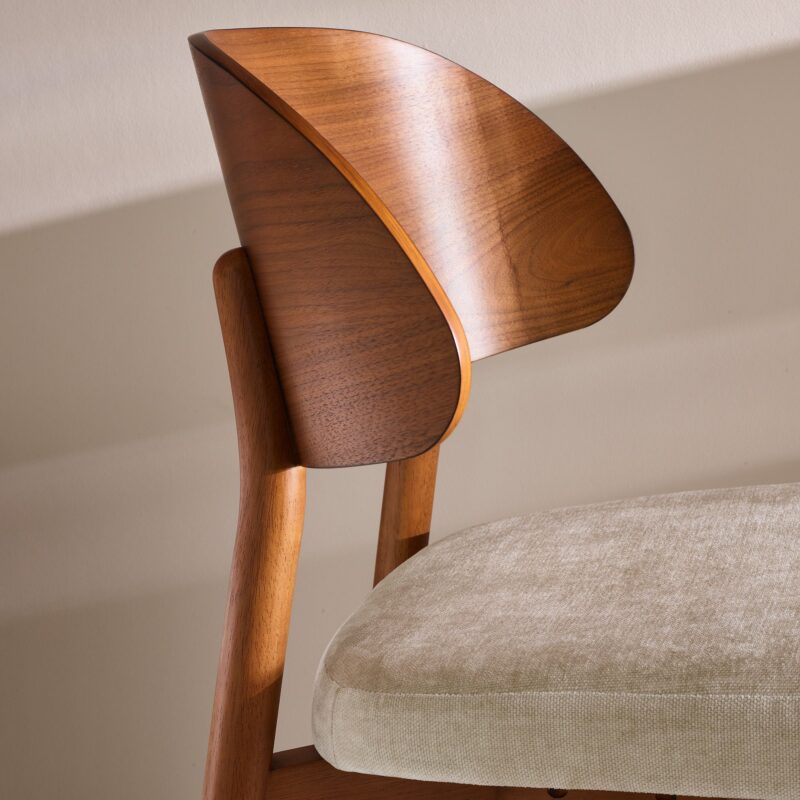 Amelia Dining Chair Wooden Backrest