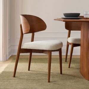 Amelia Dining Chair Wooden Backrest