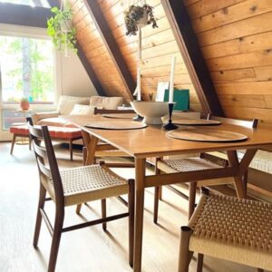 Lucille Mid Century Extendable Dining Table