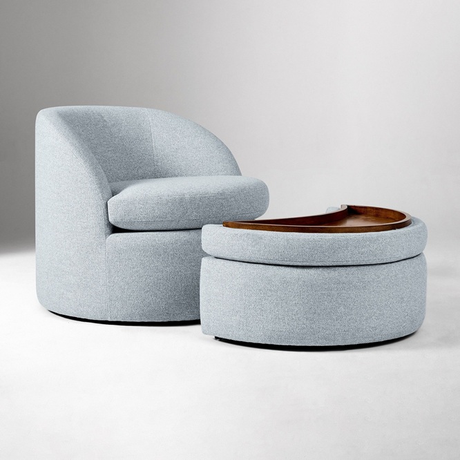 Ekhaya Accent Chair with Footrest
