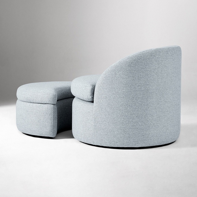 Ekhaya Accent Chair with Footrest