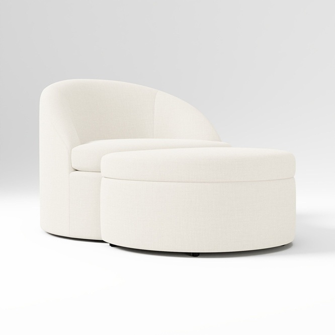Ekhaya Accent Chair with Footrest