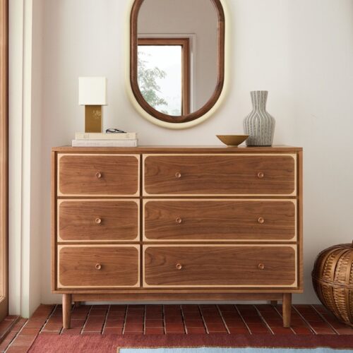 Ekhaya Chamberlain Solid Wood Dresser 127cm