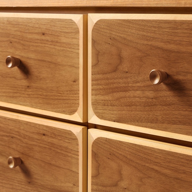 Ekhaya Chamberlain Solid Wood Dresser 127cm