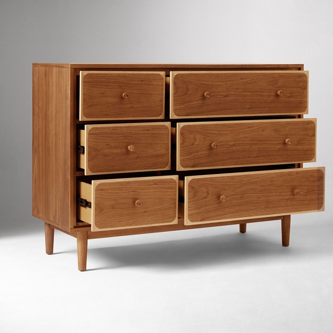 Ekhaya Chamberlain Solid Wood Dresser 127cm
