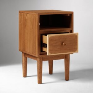 Ekhaya Chamberlain Solid Wood Nightstand 35cm