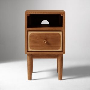 Ekhaya Chamberlain Solid Wood Nightstand 35cm