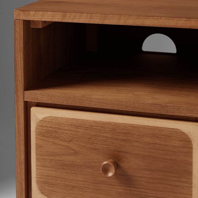 Ekhaya Chamberlain Solid Wood Nightstand 35cm