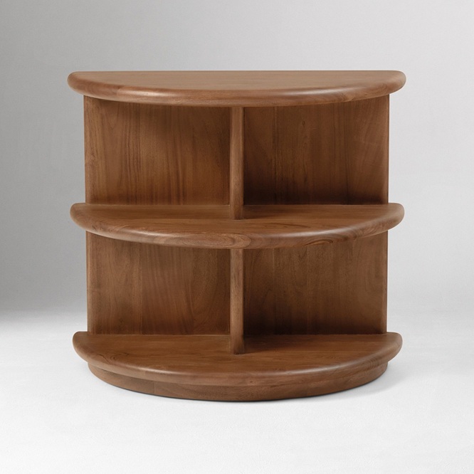 Ekhaya Chamberlain Solid Wood Side Table 66cm