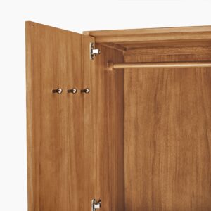 Lucille Mid Century 2 Door Wardrobe Cabinet