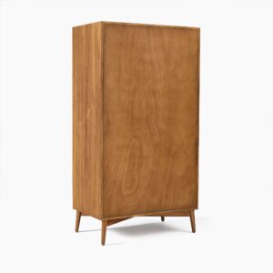 Lucille Mid Century 2 Door Wardrobe Cabinet