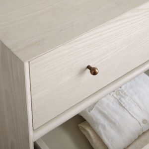 Lucille Mid Century 5 Drawer Tallboy 68cm