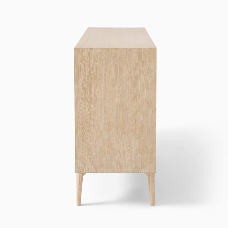 Lucille Mid Century 6 Drawer Dresser 142cm