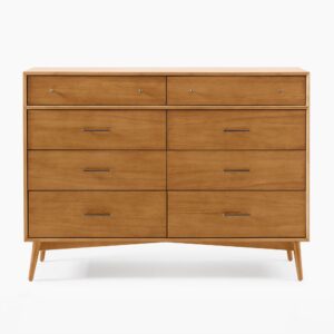 Lucille Mid Century 8 Drawer Dresser 149cm