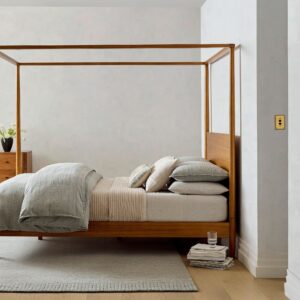 Lucille Mid Century Canopy Bed