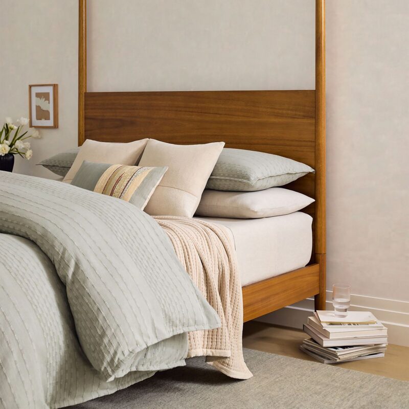 Lucille Mid Century Canopy Bed