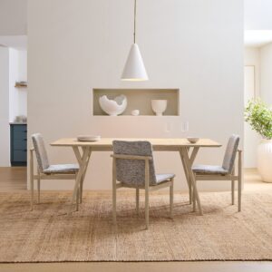 Lucille Mid Century Extendable Dining Table